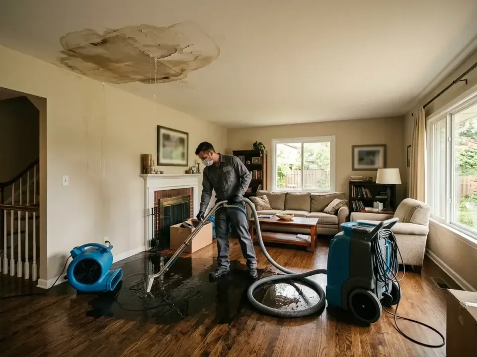 attic-pipe-burst-ceiling-drip-008 — frequently asked questions, Water Damage Restoration & Carpet Care in Moline Acres, MO